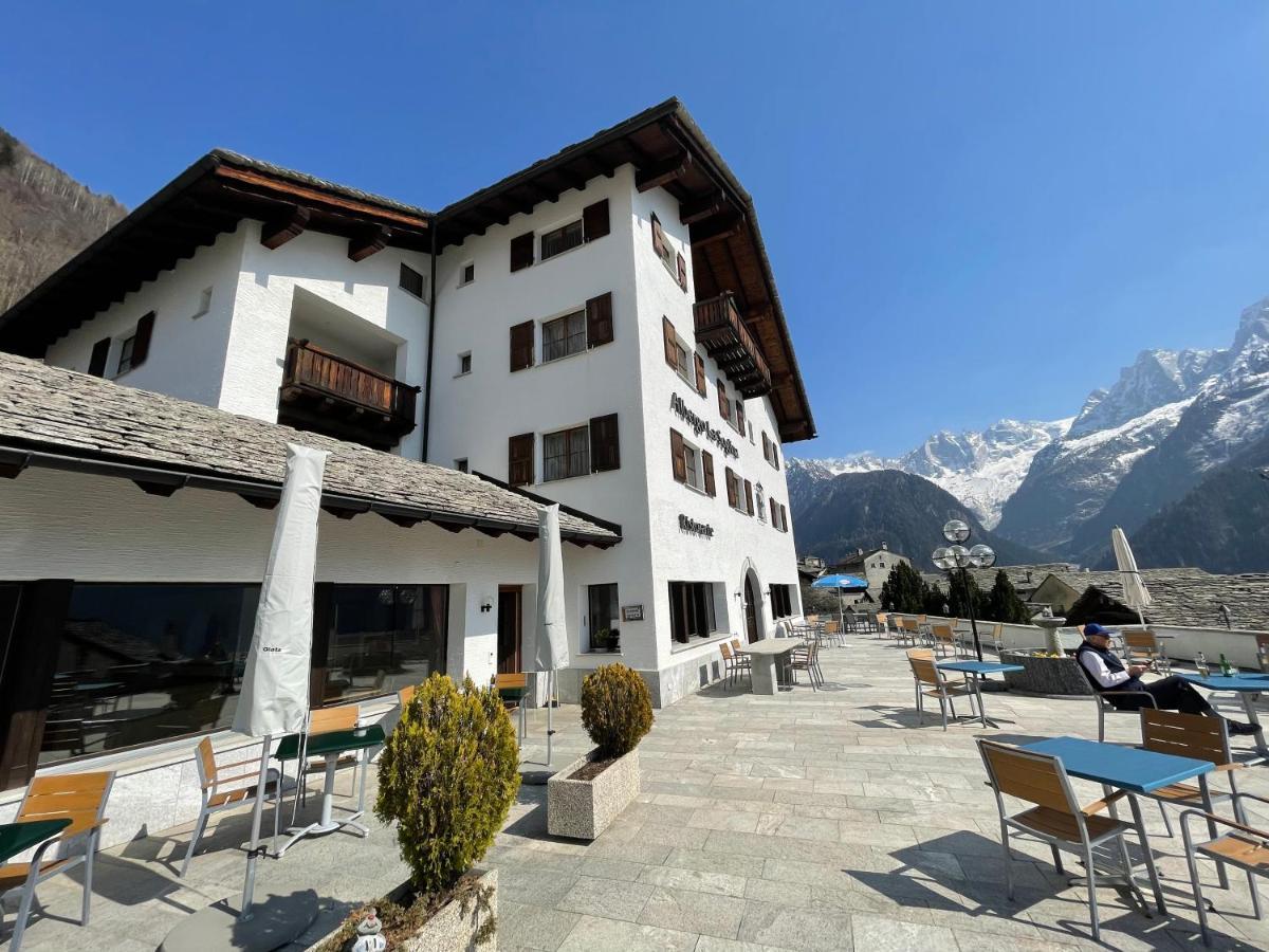 Hotel La Soglina Soglio Exterior photo
